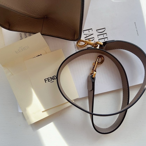 Fendi 3Jours Nappa Leather Handbag In Camel - Picture 9 of 11